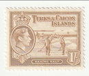 Turks & Caicos Islands - Pictorial 1/- 1938(M)