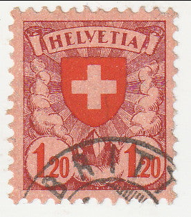 Switzerland - White Cross 1f.20 1924