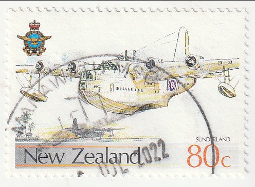 New Zealand - Airforce 80c 1987