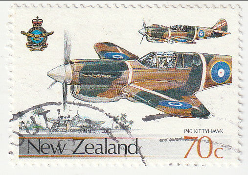 New Zealand - Airforce 70c 1987