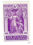 New Zealand - Victory 6d 1920(M)