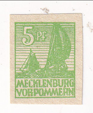 Russian Zone Mecklenburg-Vorpommern - Pictorial 5pf 1946(M)