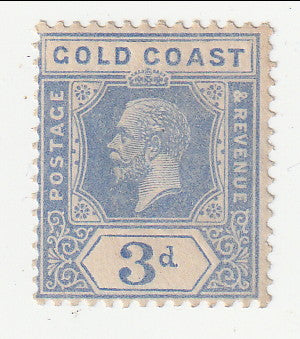 Gold Coast - King George V 3d 1922(M)