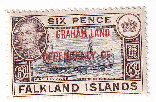 Graham Land - Pictorial 6d 1944(M)