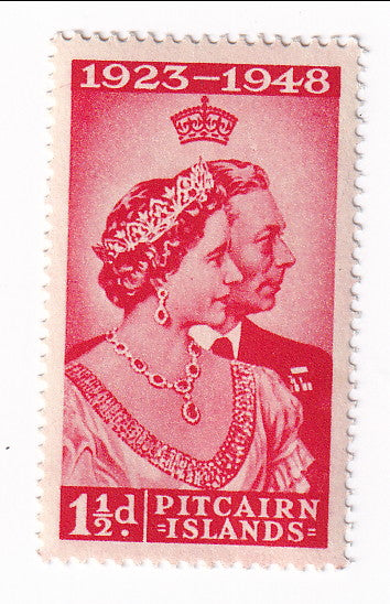 Pitcairn Islands - Royal Silver Wedding 1½d 1948(M)