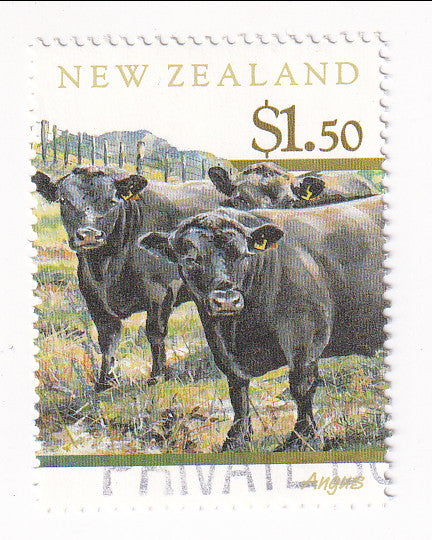 New Zealand - Cattle of New Zealand $1.50 1997