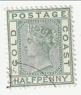 Gold Coast - Queen Victoria ½d 1884