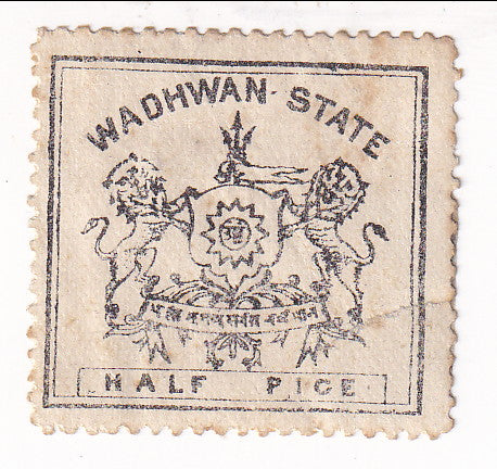 Wadhwan - Lions ½p 1892(M)