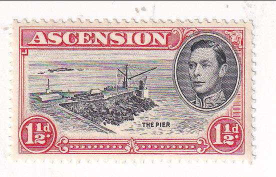 Ascension - Pictorial 1½d 1944(M)
