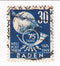French Zone, Baden - 75th Anniversary of Universal Postal Union 30pf 1949