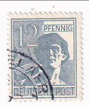 American, British and Soviet Russian Zones - Labourer 12pf 1947