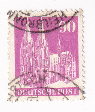 British and American Zones - Cologne Cathedral 90pf 1948(14)