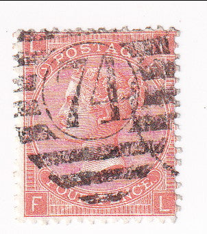 Great Britain - Queen Victoria 4d 1865 Flaw