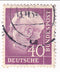 West Germany - President Heuss 40pf 1954