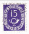 West Germany - Numeral and Posthorn 15pf 1951