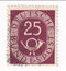 West Germany - Numeral and Posthorn 25pf 1951