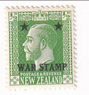 New Zealand - King George V ½d War Stamp 1915(M)