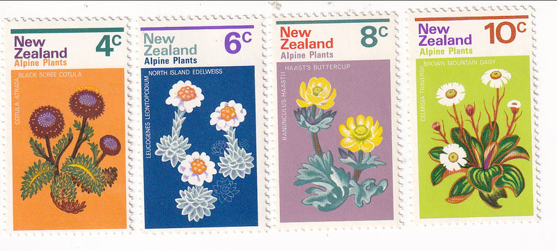 New Zealand - Alpine Flowers set 1972(M)