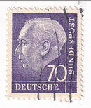 West Germany - President Heuss 70pf 1954