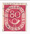 West Germany - Numeral and Posthorn 80pf 1951