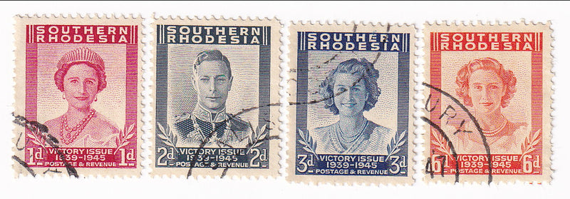 Southern Rhodesia - Victory set 1947