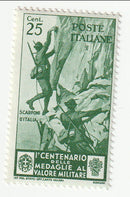 Italy - Military Medal Centenary 25c 1934(M)