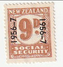 New Zealand - Revenue, Social Security 9d 1956-7