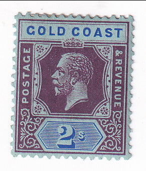 Gold Coast - King George V 2/- 1921(M)