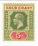 Gold Coast - King George V 5/- 1924(M)