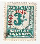 New Zealand - Revenue, Social Security 3/- 1941