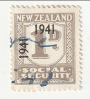 New Zealand - Revenue, Social Security 1d 1941