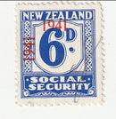 New Zealand - Revenue, Social Security 6d 1941