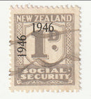 New Zealand - Revenue, Social Security 1d 1946