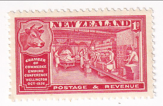 New Zealand - Chamber of Commerce 1d 1936(M)