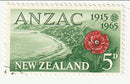 New Zealand - ANZAC 5d 1965