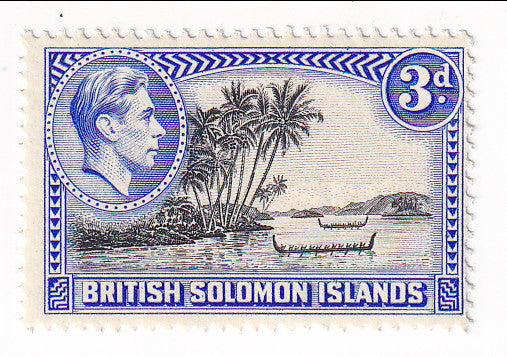 British Solomon Islands - Pictorial 3d 1939(M)