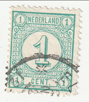 Netherlands - Numerals 1c 1876