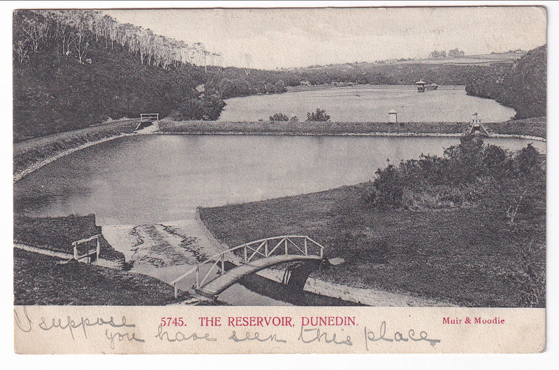 Postcard - The Reservoir, Dunedin