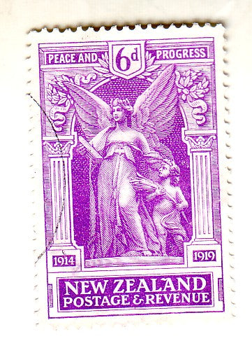New Zealand - Victory 6d 1920