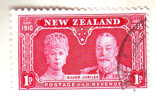 New Zealand - Silver Jubilee 1d 1935