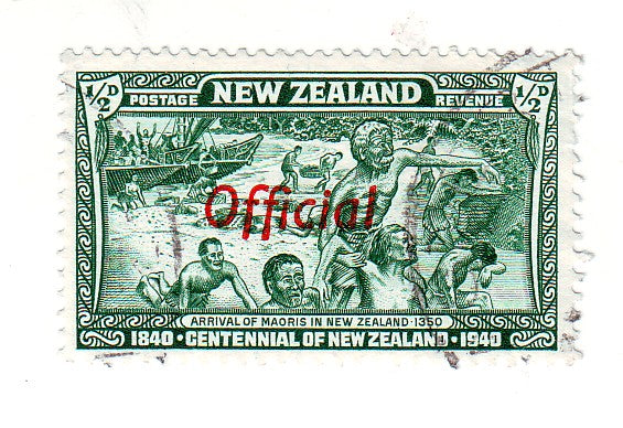 New Zealand - Centennial ½d Official 1940