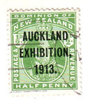 New Zealand - Auckland Exhibition ½d 1913