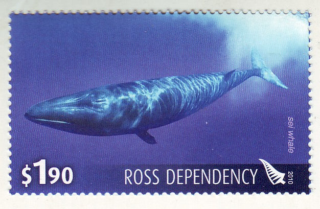 Ross Dependency - Whales of the Southern Ocean $1.90 2010(M)