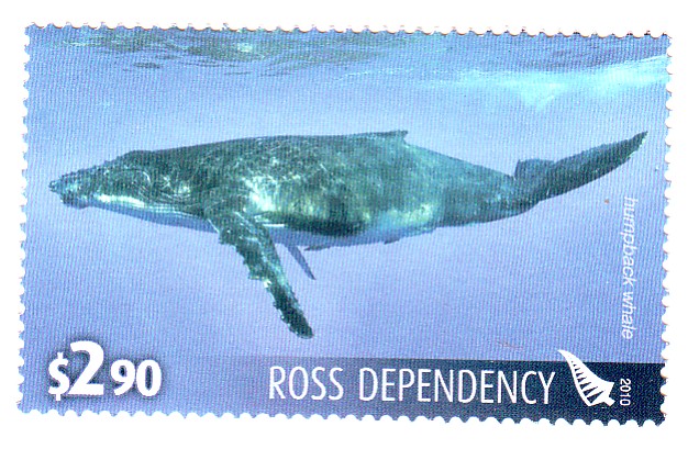 Ross Dependency - Whales of the Southern Ocean $2.90 2010(M)