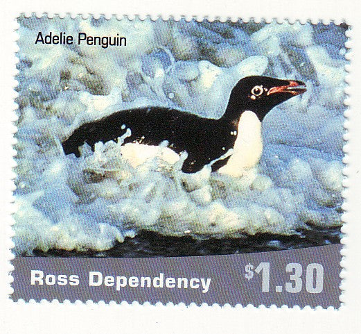 Ross Dependency - Penguins $1.30 2001(M)