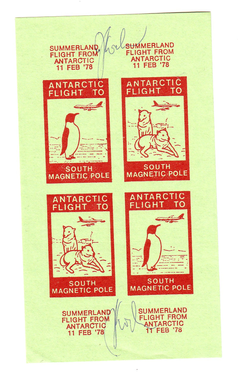 Australia - Aviation, Antarctic Flight m/s 1978 (IP)