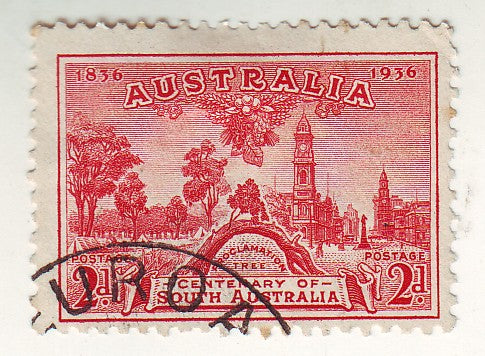 Australia - Centenary of South Australia 2d 1936