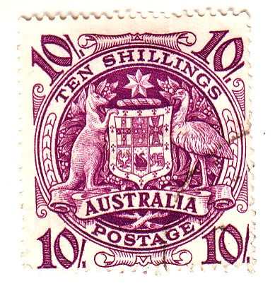 Australia - Commonwealth Coat of Arms 10/- 1949