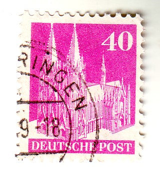 British and American Zones - Cologne Cathedral 40pf 1948(11)