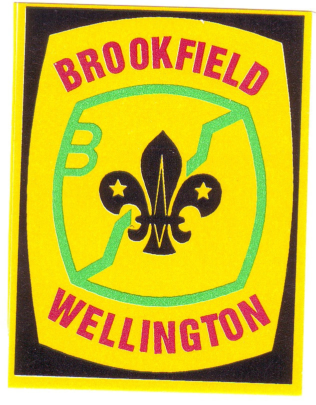 New Zealand - Scouting, Brookfield adhesive(M)